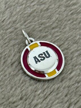 Enamel Arizona State University School Spirit Charm